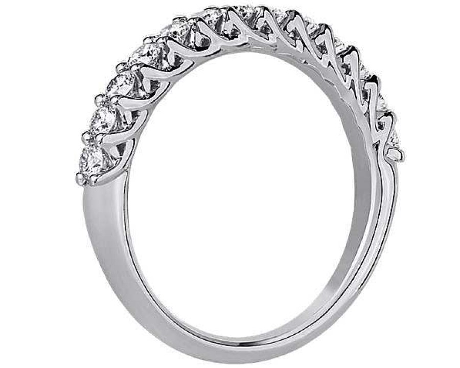 Women'S Rings | Blue Nile Tessere Diamond Anniversary Ring In 14K White Gold (1/2 Ct. Tw.)