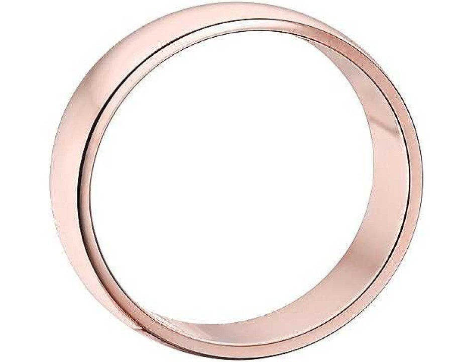 Men'S Rings | Blue Nile Classic Wedding Ring In 14K Rose Gold (6Mm)