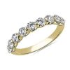 Women'S Rings | Blue Nile Floating Diamond Wedding Ring In 14K Yellow Gold (1 Ct. Tw.)