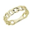 Rings | Blue Nile Curb Link Chain Ring In 14K Yellow Gold