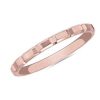 Women'S Rings | Blue Nile Vertical Bevel Stackable Stackable Ring In 14K Rose Gold (2Mm)