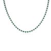 Necklaces | Blue Nile Emerald And Diamond Alternating Size Eternity Necklace In 14K White Gold (2.5Mm)