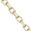 Bracelets | Blue Nile 7.5" Squared Open Link Bracelet In 14K Yellow Gold (4.6Mm)