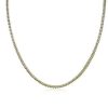 Necklaces | Blue Nile 22" Men'S Franco Chain In 14K Yellow Gold (2.5 Mm)