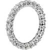 Women'S Rings | Blue Nile Comfort Fit Round Brilliant Diamond Eternity Ring In Platinum (2 Ct. Tw.)