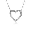 Necklaces | Blue Nile Diamond Heart Shaped Necklace In 14K White Gold (1 Ct. Tw.)