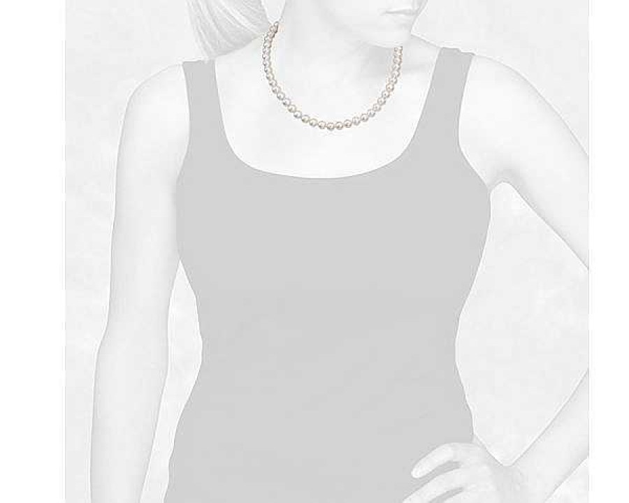 Necklaces | Blue Nile 18" Freshwater Cultured Pearl Strand Necklace In 14K White Gold (8.0-8.5Mm)