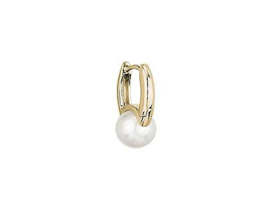 Earrings | Blue Nile Freshwater Cultured Pearl Drop Fashion Earrings In 14K Yellow Gold (8-9Mm)