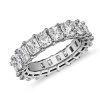 Women'S Rings | Blue Nile Lab Grown Diamond Radiant Cut Eternity Ring In Platinum (6 Ct. Tw.)