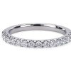 Women'S Rings | Blue Nile Lab Grown Diamond Pave Band In 14K White Gold (1/2 Ct. Tw.)