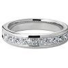 Women'S Rings | Blue Nile Channel Set Princess Diamond Ring In Platinum (1 1/2 Ct. Tw.)