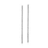 Earrings | Blue Nile Diamond Long Linear Drop Earrings In 14K White Gold (1 Ct. Tw.)