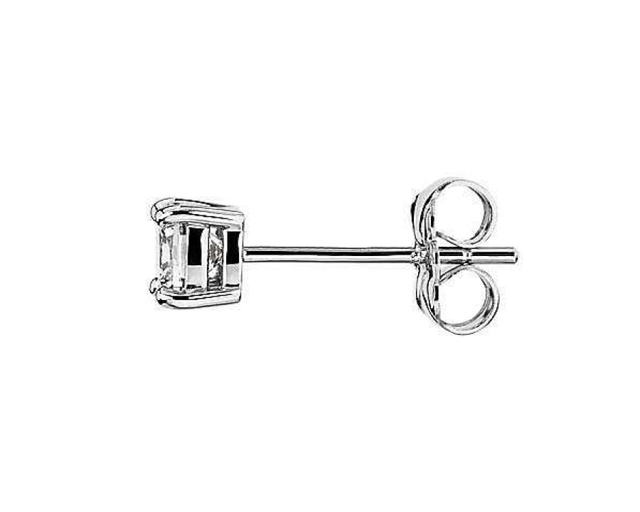 Earrings | Blue Nile Cushion Cut Diamond Stud Earrings In 14K White Gold (3/4 Ct. Tw.)