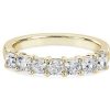 Women'S Rings | Blue Nile Seven Stone Cushion Diamond Ring In 14K Yellow Gold (1 Ct. Tw.)