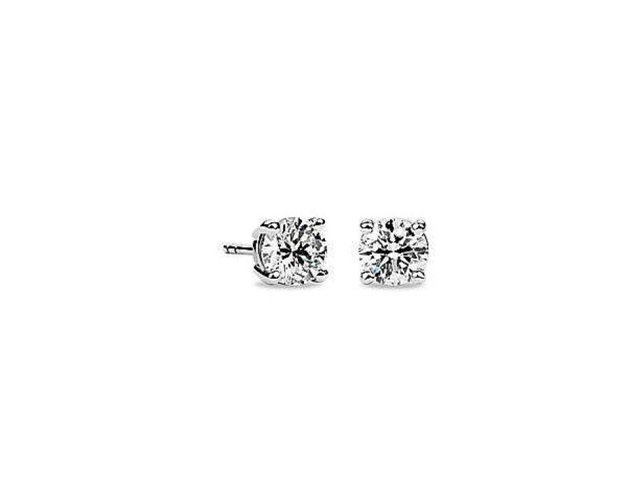 Earrings | Blue Nile Diamond Stud Earrings In Platinum (1 1/2 Ct. Tw.)