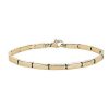 Bracelets | Blue Nile 7.5" Baguette Bracelet In 14K Yellow Gold (4 Mm)