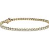 Bracelets | Blue Nile Diamond Tennis Bracelet In 14K Yellow Gold (3 Ct. Tw.)