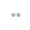 Earrings | Blue Nile Diamond Halo Stud Earrings In 14K White Gold (1/4 Ct. Tw.)