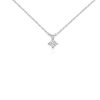 Necklaces | Blue Nile Lab Grown Diamond Princess Cut Solitaire Pendant In Platinum (3/4 Ct. Tw.)