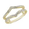 Women'S Rings | Blue Nile Pointed Diamond Insert In 14K Yellow Gold (1/4 Ct. Tw.)