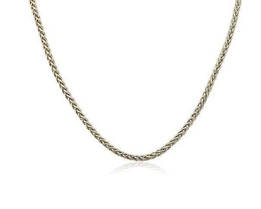 Necklaces | Blue Nile 18" Wheat Chain Necklace In 14K Yellow Gold (4.3 Mm)