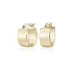 Earrings | Blue Nile Small Huggie Earrings In 14K Yellow Gold (7X15Mm)