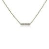 Necklaces | Blue Nile Mini Diamond Bar Necklace In 14K Yellow Gold