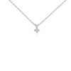 Necklaces | Blue Nile Lab Grown Diamond Princess Cut Solitaire Pendant In 14K White Gold (1/3 Ct. Tw.)