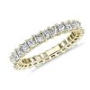 Women'S Rings | Blue Nile Lab Grown Diamond Radiant Cut Eternity Ring In 14K Yellow Gold (2 Ct. Tw.)