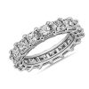 Women'S Rings | Blue Nile Lab Grown Diamond Princess Cut Eternity Ring In Platinum (6 Ct. Tw.)