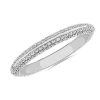 Rings | Blue Nile The Gallery Collection Knife Edge Micropav Diamond Eternity Ring In Platinum (3/4 Ct. Tw.)