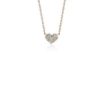 Necklaces | Blue Nile Mini Diamond Heart Necklace In 14K Rose Gold (1/10 Ct. Tw.)