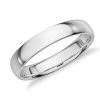 Men'S Rings | Blue Nile Mid-Weight Comfort Fit Wedding Ring In 14K White Gold (4Mm)