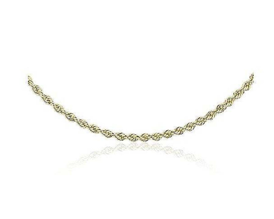 Necklaces | Blue Nile 18" Rope Chain In 14K Yellow Gold (2 Mm)