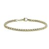 Bracelets | Blue Nile 7" Semi-Solid Round Box Chain Bracelet In 14K Yellow Gold (3.6 Mm)