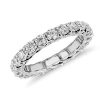 Women'S Rings | Blue Nile Tessere Weave Diamond Eternity Ring In Platinum (2 Ct. Tw.)