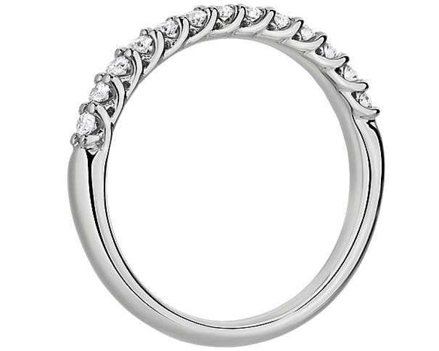 Women'S Rings | Blue Nile Tessere Diamond Anniversary Ring In 14K White Gold (1/4 Ct. Tw.)