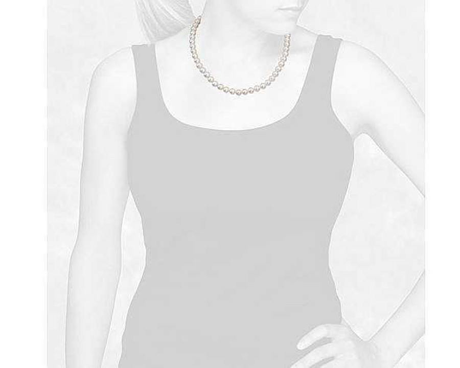 Necklaces | Blue Nile 20" Freshwater Cultured Pearl Strand Necklace In 14K White Gold (8.0-8.5Mm)