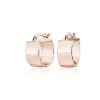 Earrings | Blue Nile Small Huggie Earrings In 14K Rose Gold (7X15Mm)