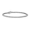 Bracelets | Blue Nile Lab Grown Diamond Princess-Cut Tennis Bracelet In 14K White Gold (3 Ct. Tw.)