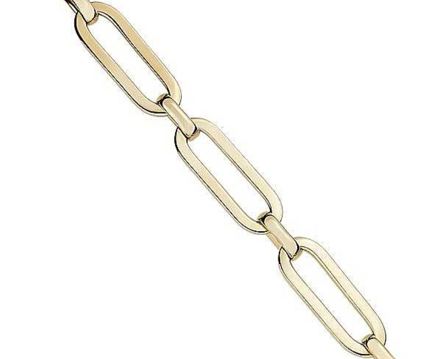 Bracelets | Blue Nile 7.5" Oversized Links Bracelet In 14K Italian Yellow Gold (10.2Mm)