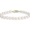 Bracelets | Blue Nile 6.5" Freshwater Cultured Pearl Bracelet In 14K Yellow Gold (6-6.5Mm)