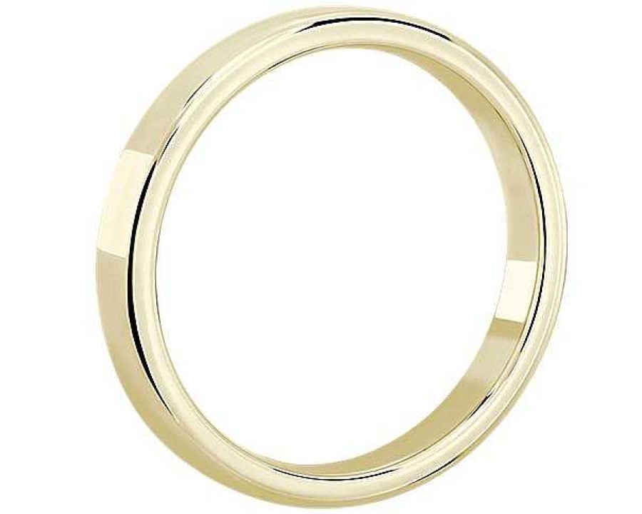 Women'S Rings | Blue Nile Skyline Comfort Fit Wedding Ring In 14K Yellow Gold (3Mm)