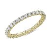 Women'S Rings | Blue Nile Comfort Fit Round Brilliant Diamond Eternity Ring In 18K Yellow Gold (1 Ct. Tw.)