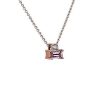 Necklaces | Blue Nile Pink Sapphire And Diamond Solitaire Pendant In 14K Rose Gold