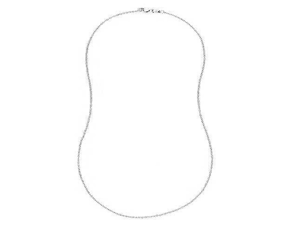 Necklaces | Blue Nile 18" Cable Chain In 14K White Gold (1.15Mm)