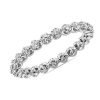 Rings | Blue Nile Floating Diamond Eternity Ring In 14K White Gold (1 Ct. Tw.)