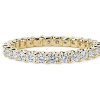 Women'S Rings | Blue Nile Luna Diamond Eternity Ring In 14K Yellow Gold (1 Ct. Tw.)