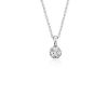 Necklaces | Blue Nile Canadian Diamond Solitaire Pendant In 18K White Gold (1/2 Ct. Tw.)