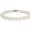 Bracelets | Blue Nile 7" Freshwater Cultured Pearl Bracelet In 14K Yellow Gold (7.0-7.5Mm)